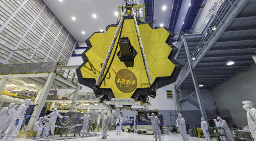 James Webb-teleskopets speil er brettet ut