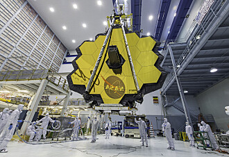 James Webb-teleskopets speil er brettet ut