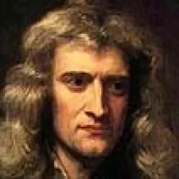 Isaac Newton slik Godfrey Kneller så ham.