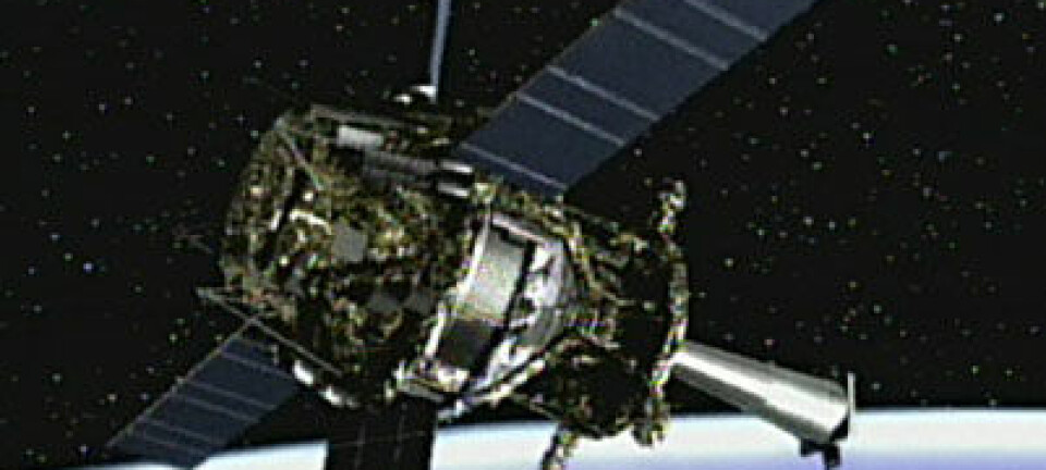 Gravity Probe B (Illustrasjon: NASA)