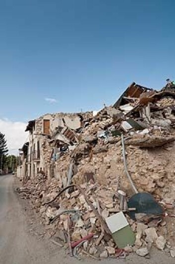 Jordskjelvet i 2009 raserte mange bygningar i L'Aquila. (Foto: iStockphoto)