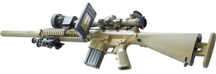 Rifle påmontert Ipod. (Foto: www.snipercompany.com) Rifle påmontert Ipod. (Foto: www.snipercompany.com)