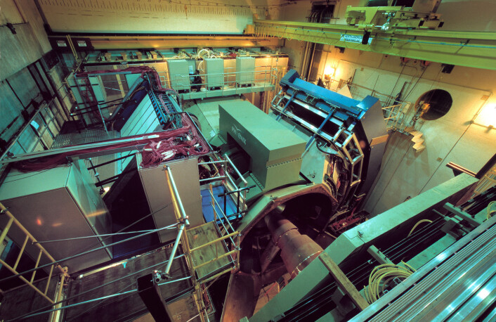 "Det var i denne maskinen, kalt PHENIX, at gullionene krasjet i 2005. (Foto: Brookhaven National Laboratory)" "Det var i denne maskinen, kalt PHENIX, at gullionene krasjet i 2005. (Foto: Brookhaven National Laboratory)"