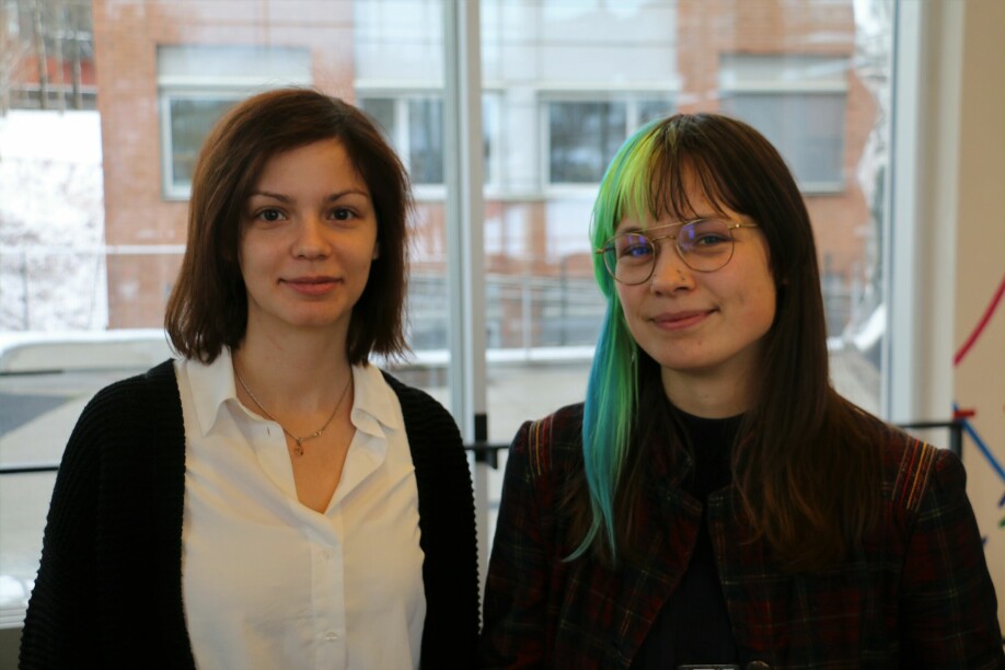 Milena Pavlovic (til venstre) og Lonneke Scheffer har programmert immuneML.