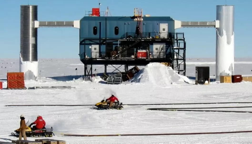 «Teleskop» begravet under isen på Sørpolen