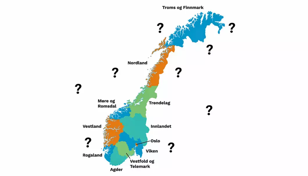 Innen drøye to uker vet vi hva slags regionale biter Norge igjen vil bestå av.