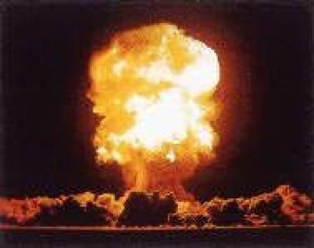 "Higinbotham så soppskyen til den første atombomben." "Higinbotham så soppskyen til den første atombomben."