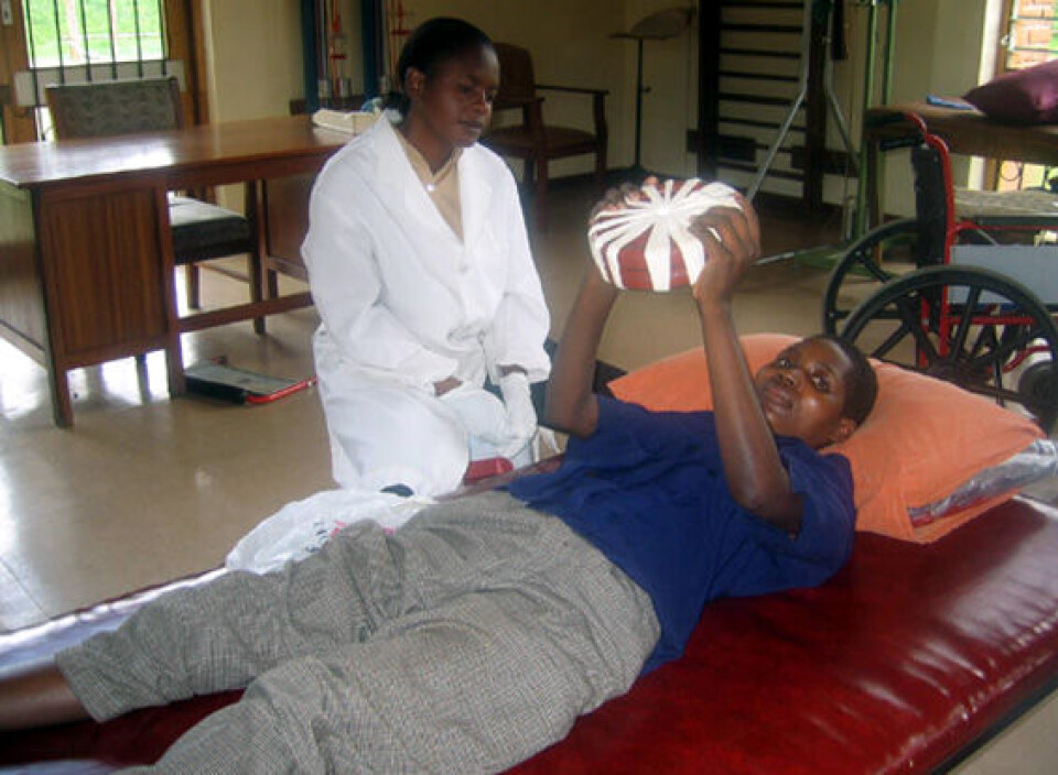 'Det er to fysioterapeuter per 12 millioner innbyggere i Malawi.'
