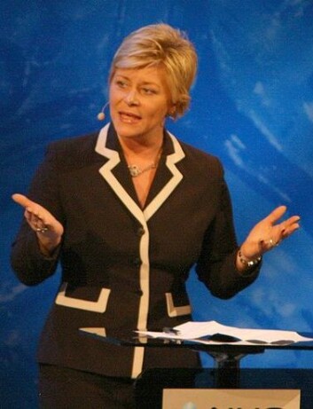 Siv Jensen (Foto: Kjetil Ree/Wikimedia Creative Commons) Siv Jensen (Foto: Kjetil Ree/Wikimedia Creative Commons)