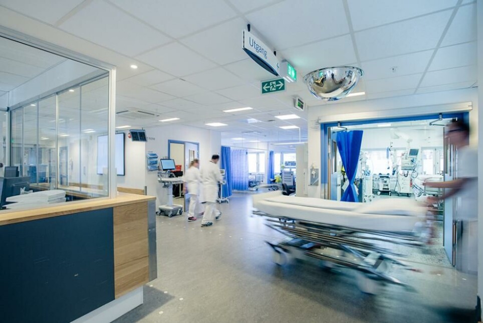I akuttmottaket ved Diakonhjemmet sykehus vert pasientar vurderte for vidare behandling.