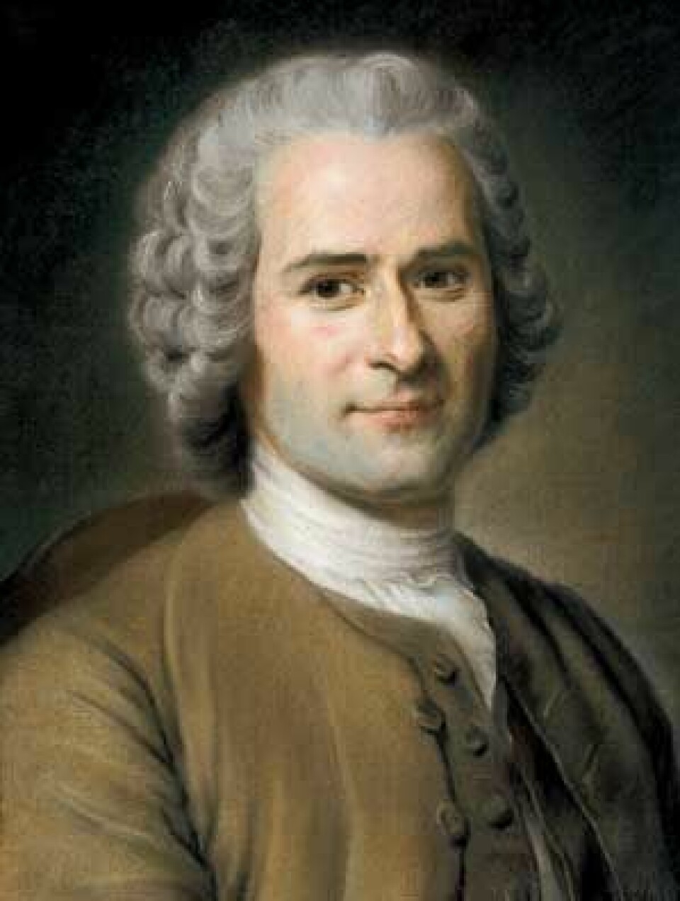 Jean-Jacques Rousseau (1712-1778) (Portrett: Maurice Quentin de La Tour, 1753)