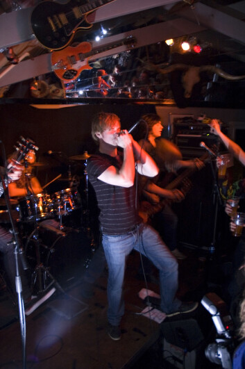 Destined har blitt kalt The New Wave of Tromsø Metal. Fra konserten til inntekt for årets TV-aksjon. (Foto: Maja Sojtaric) Destined har blitt kalt The New Wave of Tromsø Metal. Fra konserten til inntekt for årets TV-aksjon. (Foto: Maja Sojtaric)