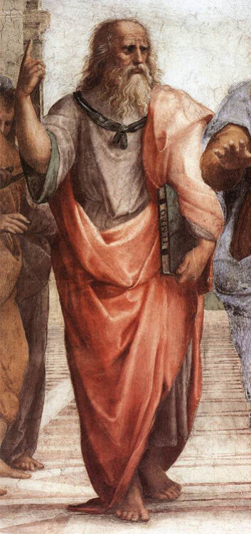 Platon beskrev to typer kjærlighet, den åndelige og den kjødelige. (Maleri: Raffaello Sanzio) Platon beskrev to typer kjærlighet, den åndelige og den kjødelige. (Maleri: Raffaello Sanzio)