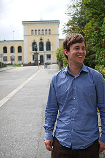 Stipendiat Sveinung Arnesen. (Foto: Walter Wehus) Stipendiat Sveinung Arnesen. (Foto: Walter Wehus)