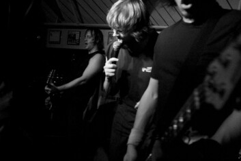 Turdus Musicus, Tromsøs mest kjente hardcore-band. Her fra konserten til inntekt for årets TV-aksjon. (Foto: Maja Sojtaric) Turdus Musicus, Tromsøs mest kjente hardcore-band. Her fra konserten til inntekt for årets TV-aksjon. (Foto: Maja Sojtaric)