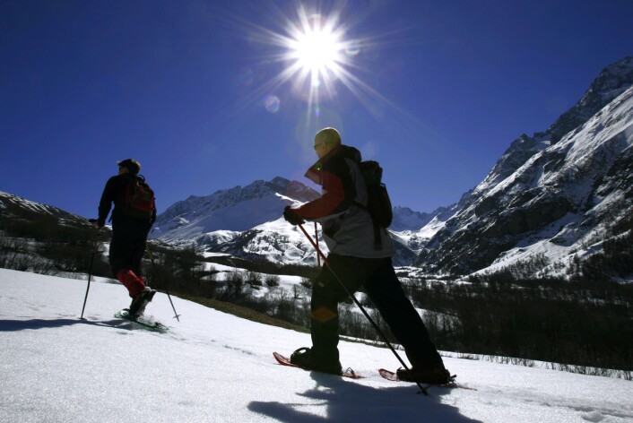 "UV-strålingen er ekstra kraftig på påskefjellet på grunn av all snøen som reflekterer sollyset. Illustrasjonsfoto: www.colourbox.no" "UV-strålingen er ekstra kraftig på påskefjellet på grunn av all snøen som reflekterer sollyset. Illustrasjonsfoto: www.colourbox.no"