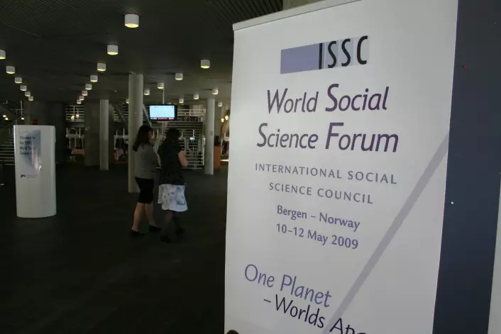 "To pakistanske akademikere som skulle holde en presentasjon på World Social Science Forum i Bergen fikk ikke visum fra den norske ambassaden i Pakistan. (Foto: Asle Rønning)"
