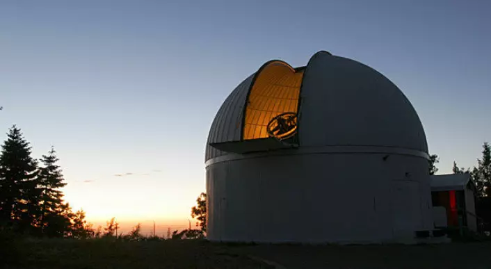 Det var Mount Lemmon-teleskopet i Arizona som først fikk øye på 2008 TC3. (Foto: NASA)