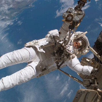 Christer Fuglesang er astronaut hos European Space Agency (ESA). Dette bildet er fra desember 2006. (Foto: NASA) Christer Fuglesang er astronaut hos European Space Agency (ESA). Dette bildet er fra desember 2006. (Foto: NASA)
