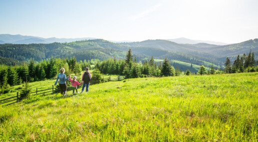 Naturen gjorde folk mindre deprimert under pandemien Naturen gjorde folk mindre deprimert under pandemien