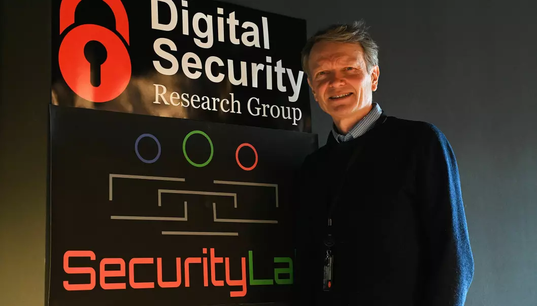 Professor Audun Jøsang leder en forskningsseksjon for digital sikkerhet.