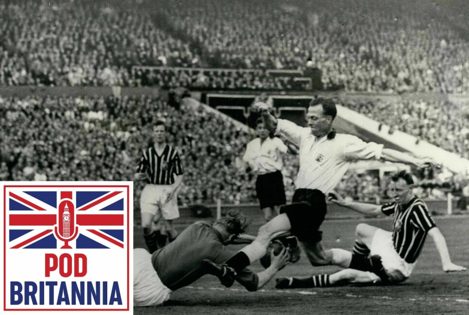Fra Manchester Citys seier over Birmingham City i FA-cup-finalen i 1956.