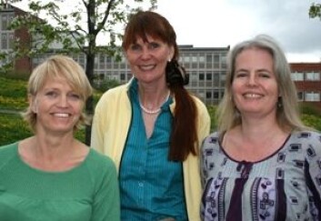 Trine Andersen, Cornelia Ruland og Elin Børesund vil gjøre kommunikasjonen mellom pasienter og helsevesenet lettere. Foto: Elin Fugelsnes Trine Andersen, Cornelia Ruland og Elin Børesund vil gjøre kommunikasjonen mellom pasienter og helsevesenet lettere. Foto: Elin Fugelsnes