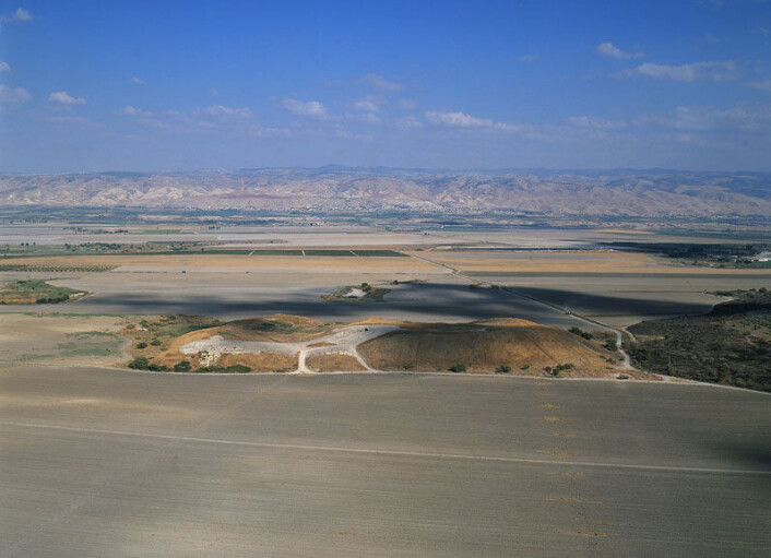 Fortidsbyen Tel Rehov ligger i Jordandalen i det nordlige Israel, rett ved den okkuperte Vestbredden. (Foto: Hebrew University) Fortidsbyen Tel Rehov ligger i Jordandalen i det nordlige Israel, rett ved den okkuperte Vestbredden. (Foto: Hebrew University)