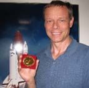 Christer Fuglesang med Nobelmedaljen. (Foto: Svenska Rymdstyrelsen) Christer Fuglesang med Nobelmedaljen. (Foto: Svenska Rymdstyrelsen)
