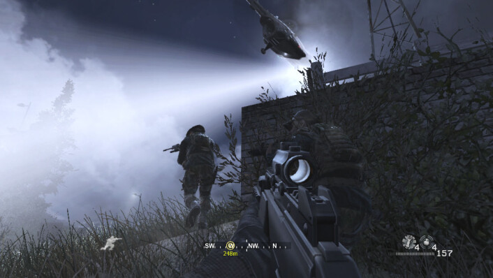 Scene fra actionspillet Call of Duty. (Bilde: Call of Duty/Activision) Scene fra actionspillet Call of Duty. (Bilde: Call of Duty/Activision)