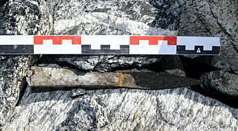 En reinsdyrjeger mistet denne kniven i Jotunheimen for 1500 år siden