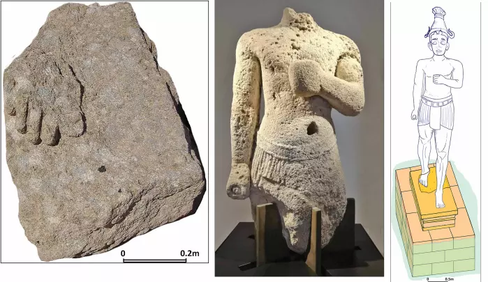 Basert på nye og tidligere funn tror forskerne at det stod en statue av Baal i midten av bassenget.