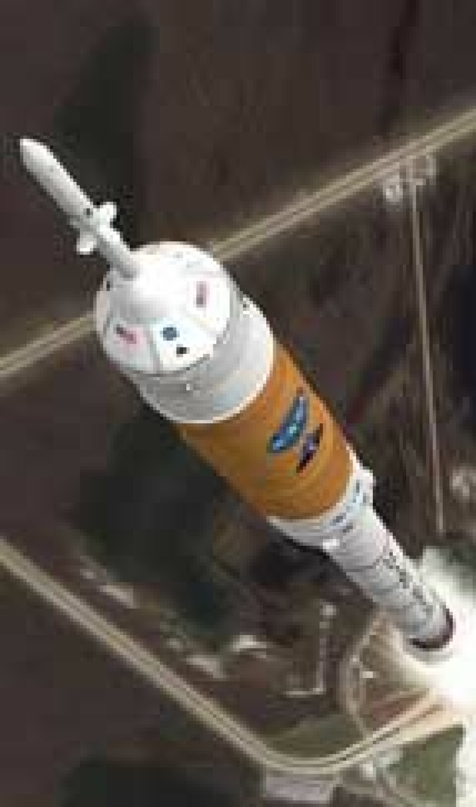 Ares I-raketten får trolig ikke fly likevel og Ares V blir ikke utviklet etter at president Obama satt en stopper for hele Constellation-programmet. (Illustrasjon: NASA)