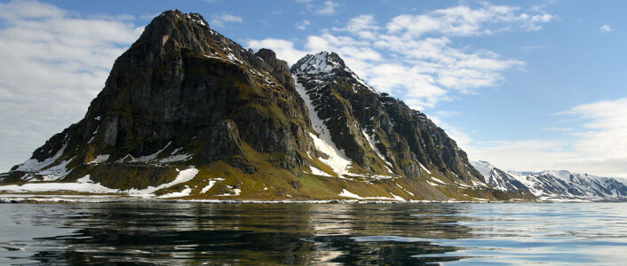 Nordspissen av Prins Karls Forland, Svalbard (Foto: Per Harald Olsen) Nordspissen av Prins Karls Forland, Svalbard (Foto: Per Harald Olsen)