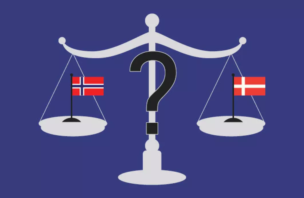Det er markant forskjell i kjønnsbalansen i norske og danske kommunestyrer.