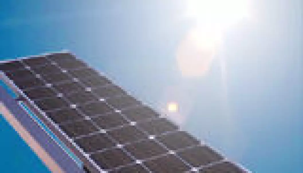 Britiske forskere utvikler nye solpaneler
