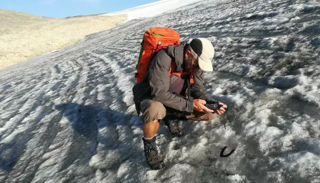 Gjenstandene på Hestfonni ligger fremdeles i isen. Dette betyr at når isen smelter mer, kan det dukke opp mange flere funn.