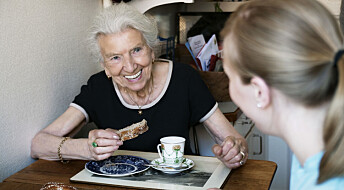 – En av de viktigste oppgavene hjemme­hjelpere utfører, er å ta en kopp kaffe med de eldre