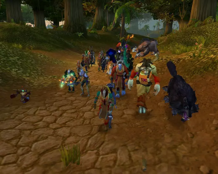 "Fra World of Warcraft. Figurene du ser styres av spillere. (Bilde: Blizzard Entertainment)"
