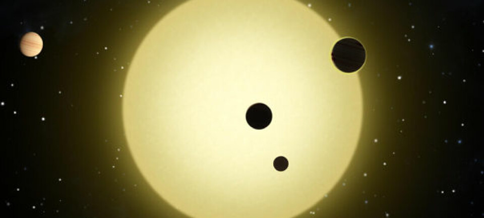 Kepler-11 (Illustrasjon: NASA)