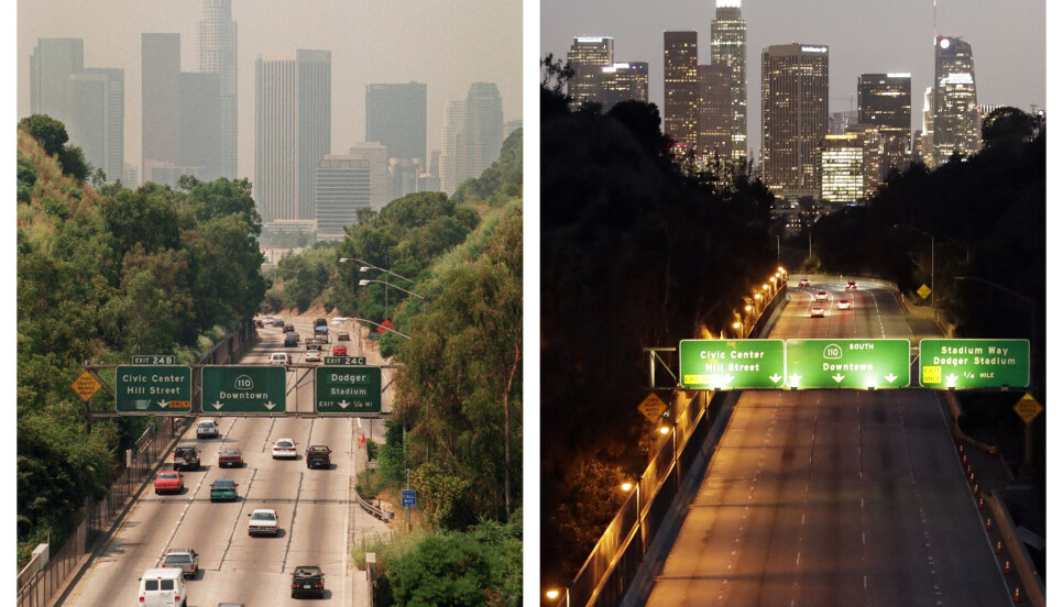 Disse to bildene tatt henholdsvis juli 1998 og april 2020 viser den store forskjellen i smogen over Los Angeles skyline. Jorda har i dag store klima- og miljøutfordringer, men historien viser altså at menneskers innsats og samarbeid kan få til viktige endringer.