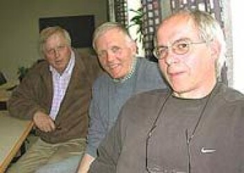 "Mikal Heldal, Hans Utkilen og Gunnar Bratbak." "Mikal Heldal, Hans Utkilen og Gunnar Bratbak."