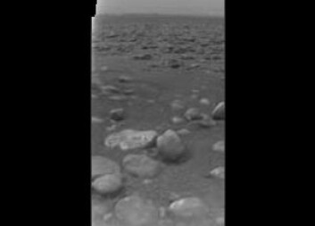 "Dette er Titan. (Foto: ESA)" "Dette er Titan. (Foto: ESA)"