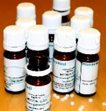 "Homeopatisk medisin. Kan kvantefysikken få dem til å virke?" "Homeopatisk medisin. Kan kvantefysikken få dem til å virke?"
