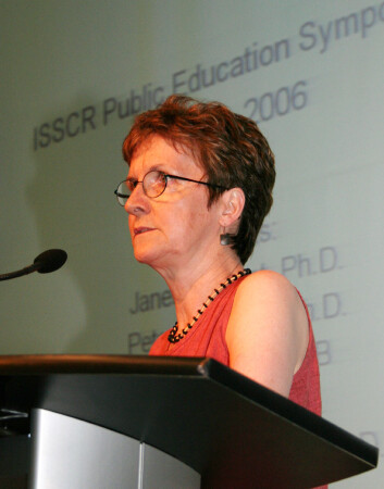 "Janet Rossant. Foto: Ingrid Spilde." "Janet Rossant. Foto: Ingrid Spilde."