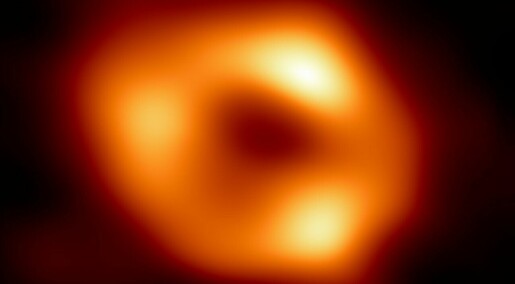Her er det massive sorte hullet midt i galaksen vår