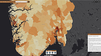 Forskere har samlet norske utslipp på et kart