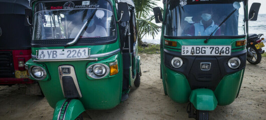 Researchers are developing plant-based fuel for the rickshaws in Sri Lanka