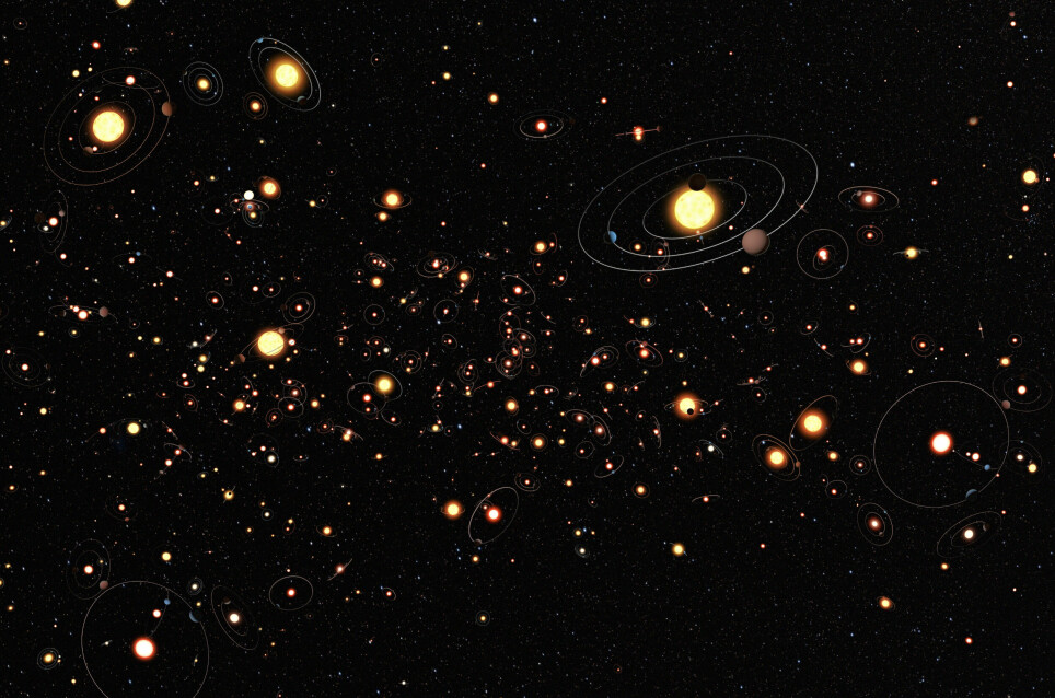 - Man skulle jo tro at en himmel med milliarder av stjerner ville føre til at natthimmelen lyste, sier astronomen.