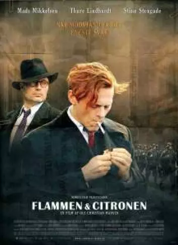 Handlingsforløpet i den danske filmen Flammen &amp; Citronen inneholder flere opplysninger som historikere karakteriserer som usannsynlige. (Copy: Nimbus film)